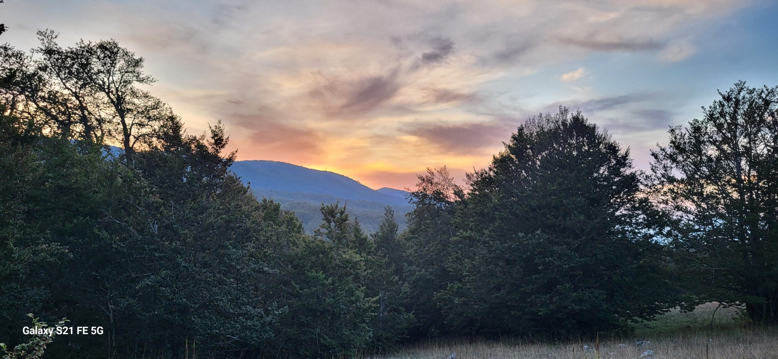 tramonto sulla cicerana